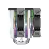 Dissipatore per CPU Montech NX600 ARGB, nero, ventola da 120 mm, illuminazione ARGB