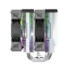 Dissipatore per CPU Montech NX600 ARGB, nero, ventola da 120 mm, illuminazione ARGB