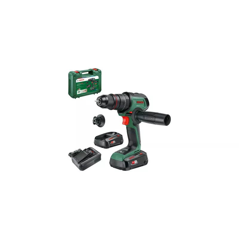 Bosch AdvancedImpact 18V-80 QuickSnap 1950 giri/min senza chiave 890 g nero, verde
