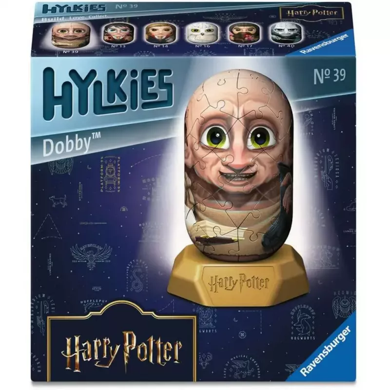 Puzzle 3D Ravensburger Hylkies Harry Potter Dobby, pezzi in schiuma da incastrare, figura assemblata
