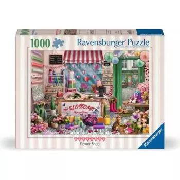 Puzzle Ravensburger Blossoms Flower Shop 1000 pezzi, larghezza 700 mm