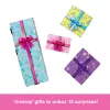Barbie Party Unboxed Pet Birthday Series bambola e accessori, set fiocchi di compleanno con 10 sorprese