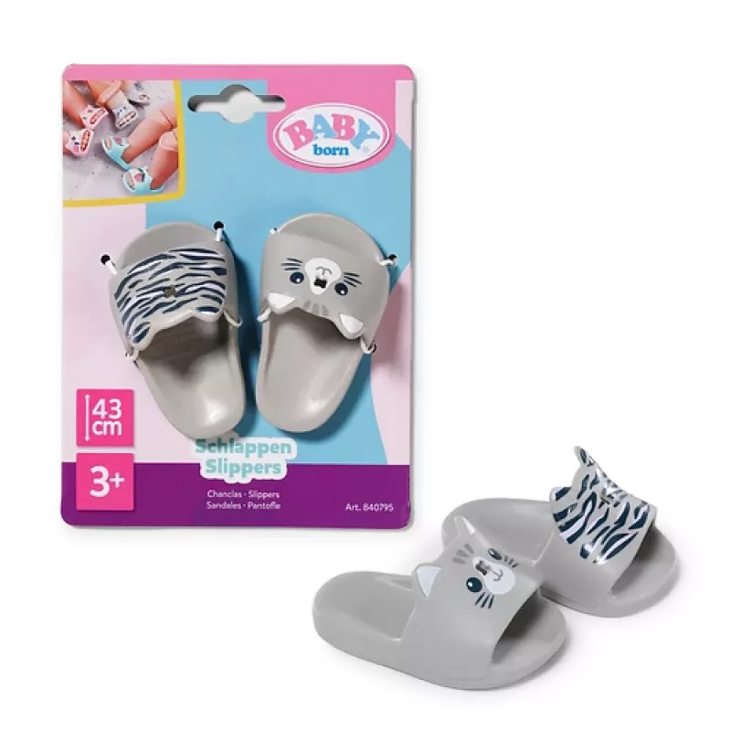 BABY born Slippers 3 assortiti 43cm scarpe per bambola