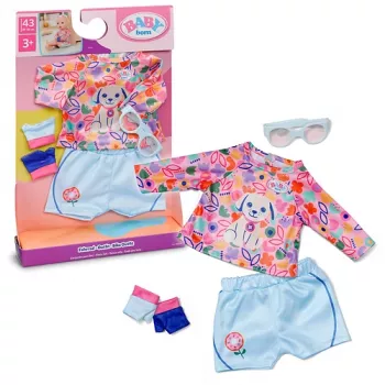 BABY born Fahrrad-Outfit 43cm set di abbigliamento per bambola