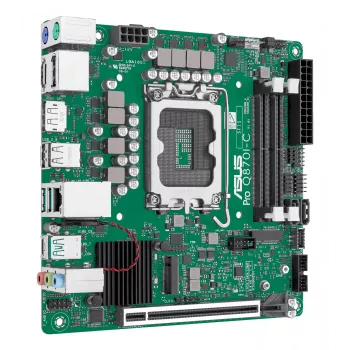 Scheda madre Mini-ITX ASUS PRO Q870I-C-CSM LGA 1851, Intel Q870, DDR5 SO-DIMM, 2 slot, fino a 128 GB