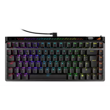 Tastiera da gaming meccanica ASUS ROG Falchion Ace 75% — USB, switch magnetici-meccanici, RGB, nero