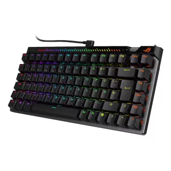 Tastiera da gaming meccanica ASUS ROG Falchion Ace 75% — USB, switch magnetici-meccanici, RGB, nero