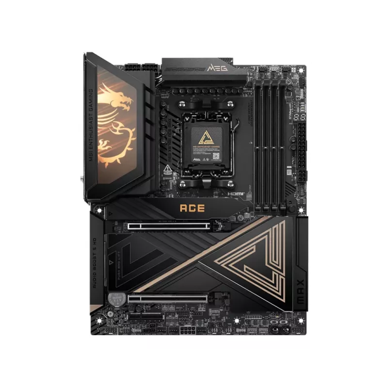 Scheda madre MSI MEG X870E ACE MAX AM5 con 4x DDR5, 4x SATA, 5x M.2 (7E85-001R)