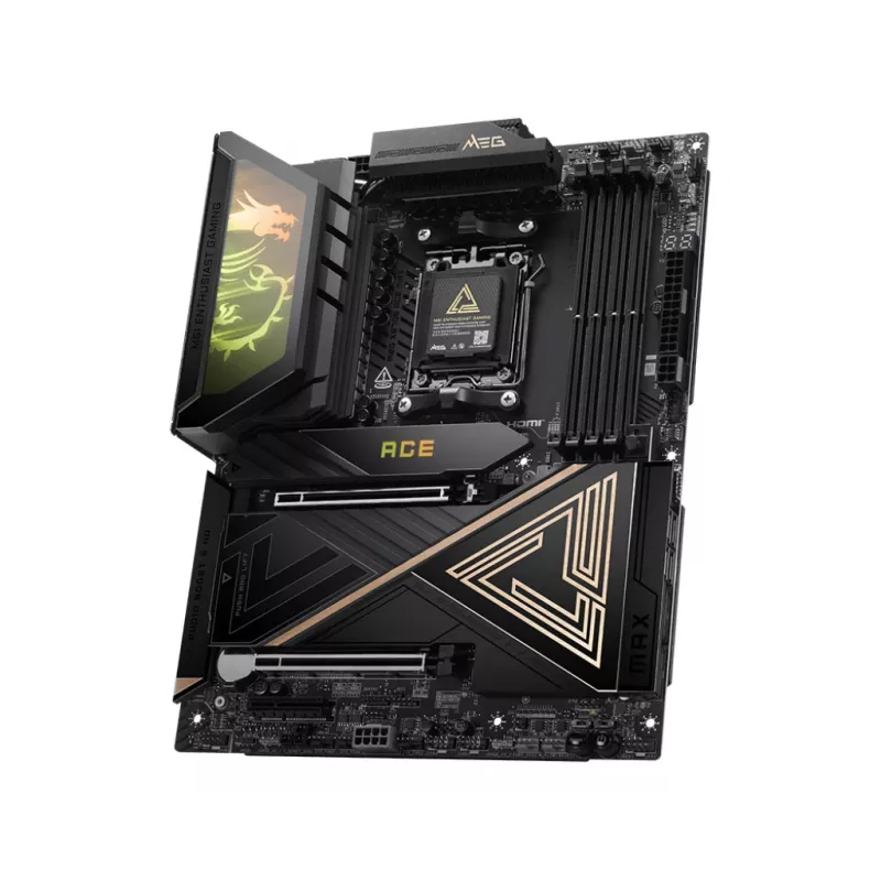 Scheda madre MSI MEG X870E ACE MAX AM5 con 4x DDR5, 4x SATA, 5x M.2 (7E85-001R)