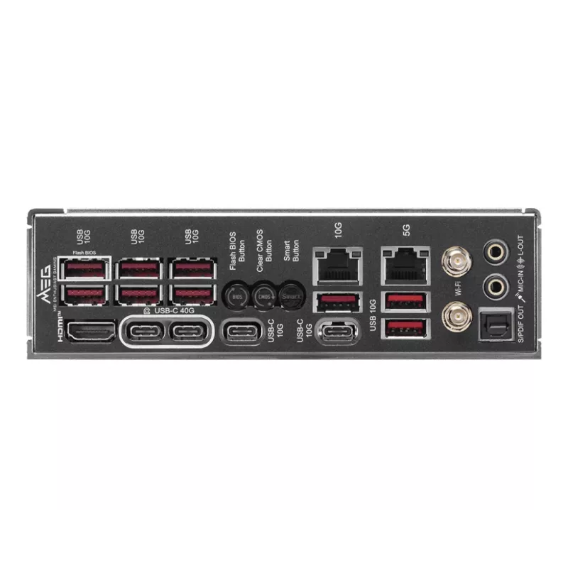 Scheda madre MSI MEG X870E ACE MAX AM5 con 4x DDR5, 4x SATA, 5x M.2 (7E85-001R)