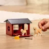 Animal Schleich FARM WORLD cuccia con Golden Retriever