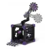 schleich ELDRADOR CREATURES BattleCave tigre ombra, 7 anni, nero, grigio, viola