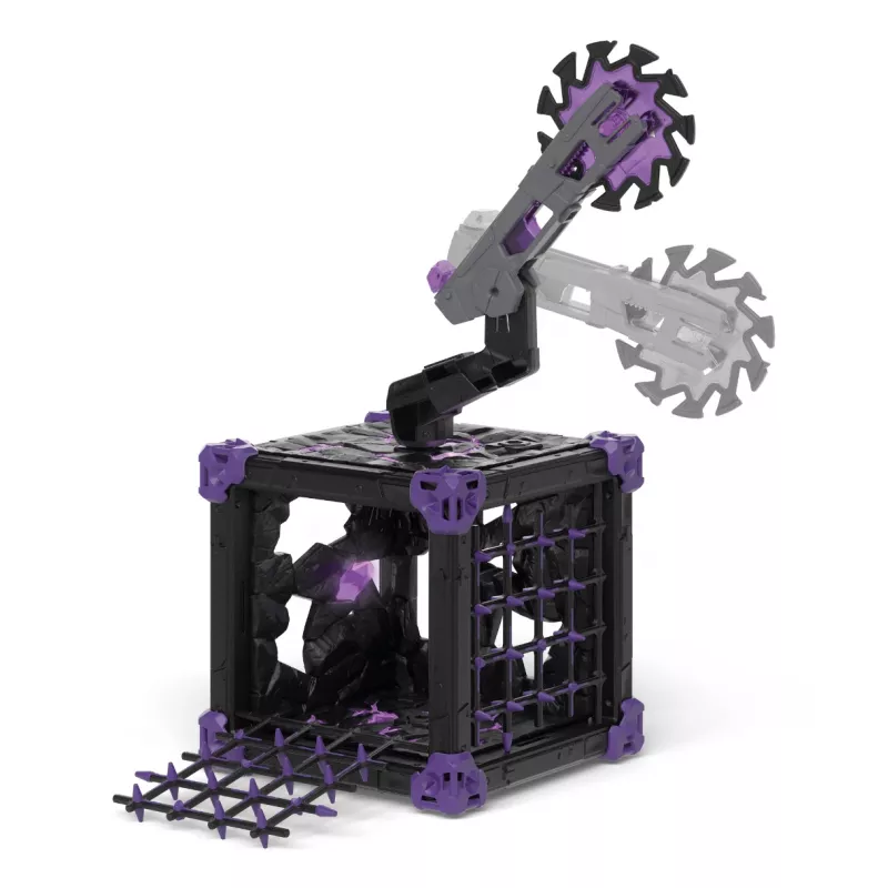 schleich ELDRADOR CREATURES BattleCave tigre ombra, 7 anni, nero, grigio, viola