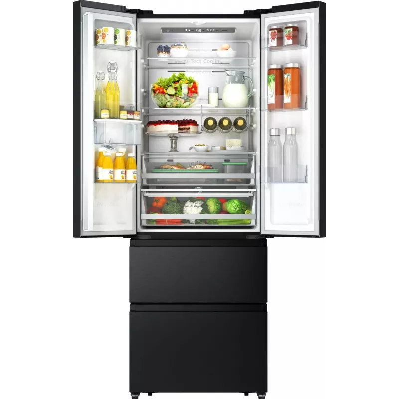 Frigorifero Side-by-Side Hisense RF632N4WFE a libera installazione 485 L nero
