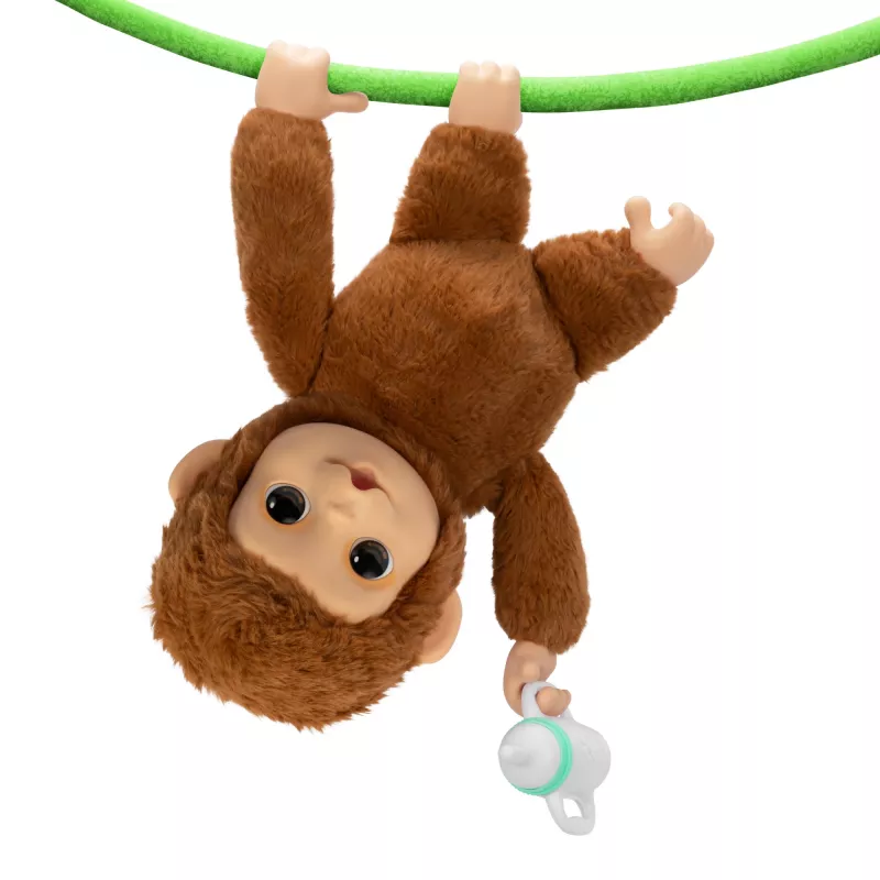 Moose Toys My Baby Monkey Mango, bambino/bambina, 4 anni, effetti luminosi, con suono