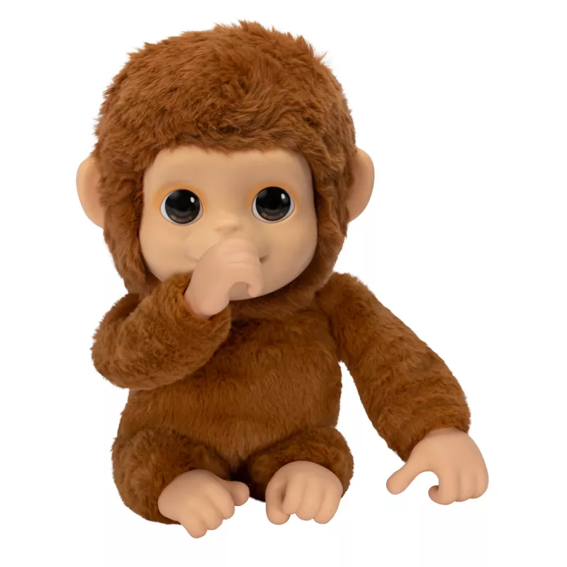 Moose Toys My Baby Monkey Mango, bambino/bambina, 4 anni, effetti luminosi, con suono