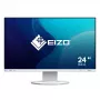 Monitor per computer EIZO FlexScan EV2400R-WT — 23,8 pollici (60,5 cm) Full HD IPS, 1920×1080, 5 ms, hub USB, altoparlanti, regolabile in altezza, VESA, bianco