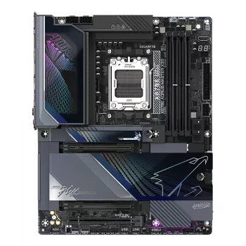 Scheda madre GIGABYTE X870E AORUS MASTER X3D - supporta CPU AMD Ryzen 9000, VRM digitale 18+2+2 fasi, fino a 9000Hz DDR5 (OC), 2xPCIe 5.0 + 3xPCIe 4.0, Wi-Fi 7, 10GbE LAN, USB 4