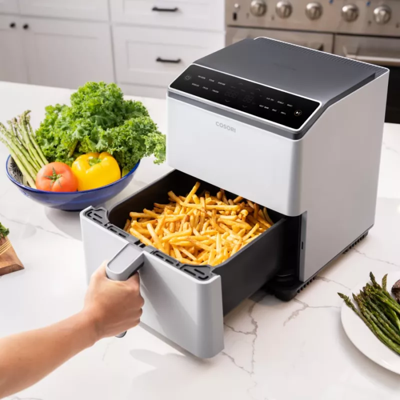 Cosori Dual Blaze Single 6,4 L friggitrice ad aria calda 1750 W grigio chiaro