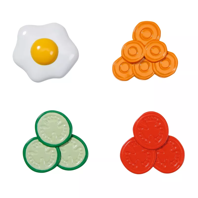 BABY born Lunchtime Table, tavolo per bambole, 3 anni, batterie necessarie, effetti sonori, effetti luminosi