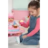 BABY born Lunchtime Table, tavolo per bambole, 3 anni, batterie necessarie, effetti sonori, effetti luminosi