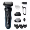 Rasoio elettrico BRAUN Series 5 52-B1650S – lama 3-fach, batteria ricaricabile Li-Ion, rasatura bagnata e asciutta, trimmer, blu