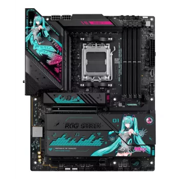 Scheda madre ASUS ROG STRIX X870E-H GAMING MIKU WIFI7 ATX per socket AM5, supporto DDR5