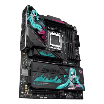 Scheda madre ASUS ROG STRIX X870E-H GAMING MIKU WIFI7 ATX per socket AM5, supporto DDR5