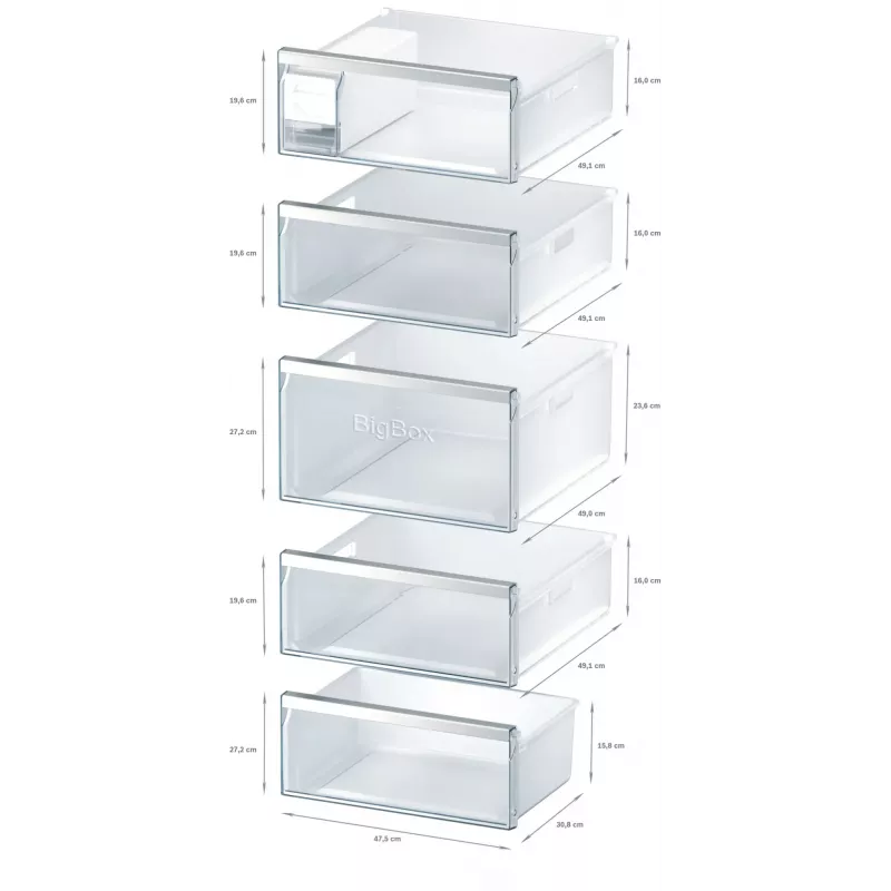 Congelatore Siemens GS51NAWCV freezer a pozzetto freestanding 290 L bianco