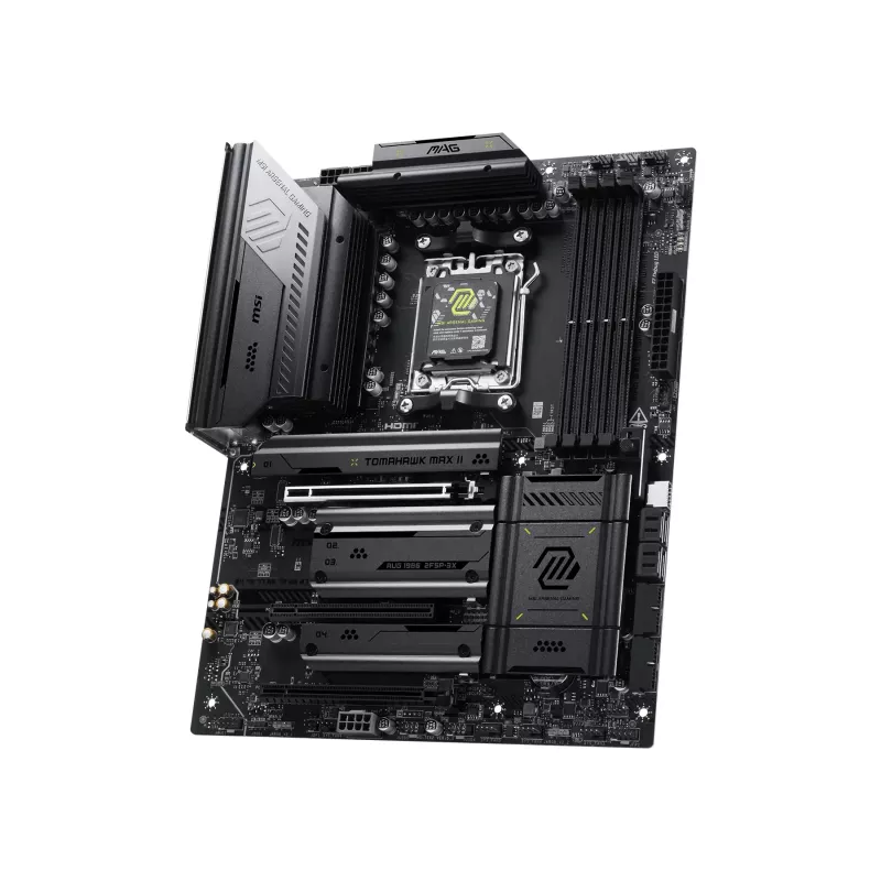 Scheda madre MSI MAG B850 TOMAHAWK MAX WIFI II — AMD B850, Socket AM5, ATX, DDR5, Wi‑Fi 7, 5GbE
