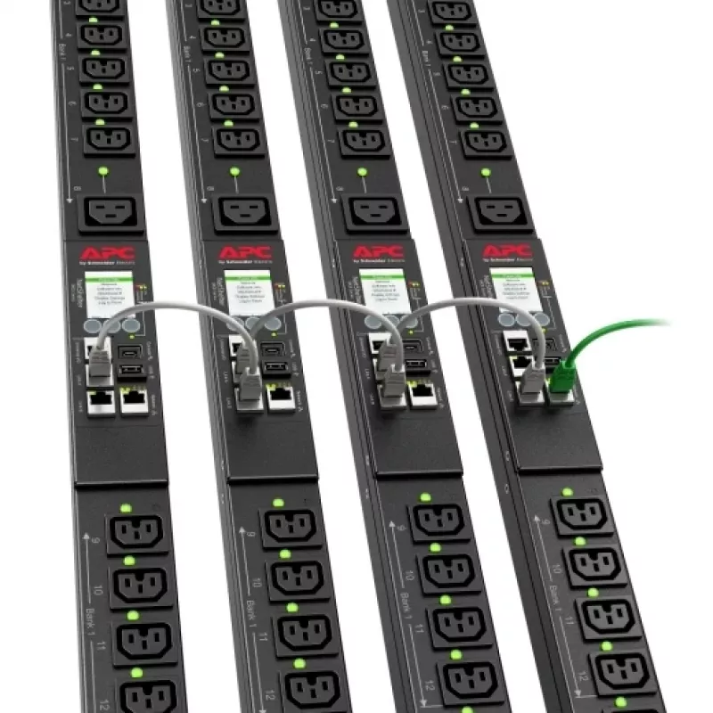 APC NetShelter Switched Rack PDU, 0U, 5,0kW, 200V e 208V, 30A, 21 prese C13/C15 e 3 C19/C21