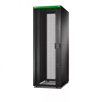 Rack server a sé stante APC Easy Rack 48U (nero) con tetto, ruote, piedini, 4 staffe, pannelli laterali — 2258H x 800B x 1200T mm
