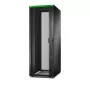 Rack server a sé stante APC Easy Rack 48U (nero) con tetto, ruote, piedini, 4 staffe, pannelli laterali — 2258H x 800B x 1200T mm