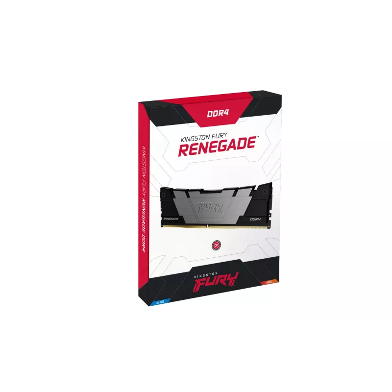 Kingston Technology FURY 8GB 3600MT/s DDR4 CL16 DIMM Renegade nero