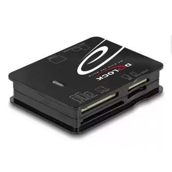 Lettore di schede DeLOCK 91007 USB 2.0 nero CF MMC MS MicroSD xD