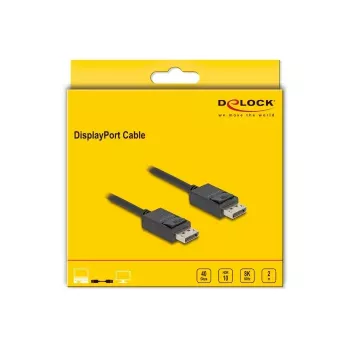 Cavo DisplayPort DeLOCK 80493 8K 60 Hz 40 Gbit/s 2 m