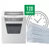 Leitz IQ Office distruggidocumenti P4, taglio a croce, 22,3 cm, 4 x 40 mm, 23 l, 225 fogli, 55 dB