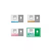 Leitz IQ Office distruggidocumenti P4, taglio a croce, 22,3 cm, 4 x 40 mm, 23 l, 225 fogli, 55 dB