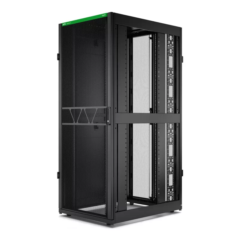 APC NetShelter SX Server Rack Gen 2, 42U, 1991H x 800W x 1070D mm, con pareti laterali, nero