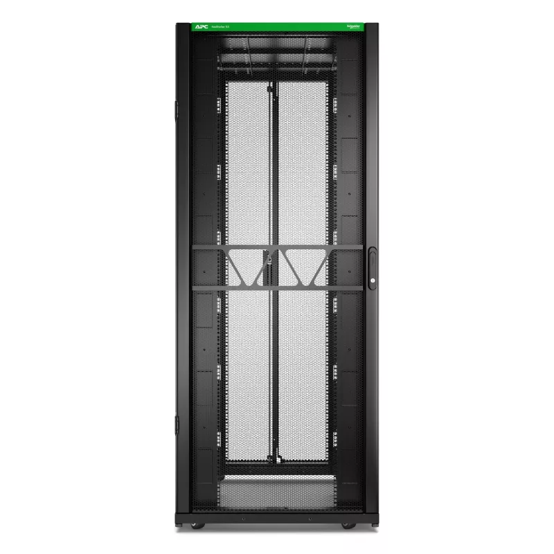 APC NetShelter SX Server Rack Gen 2, 42U, 1991H x 800W x 1200D mm, con pareti laterali, nero