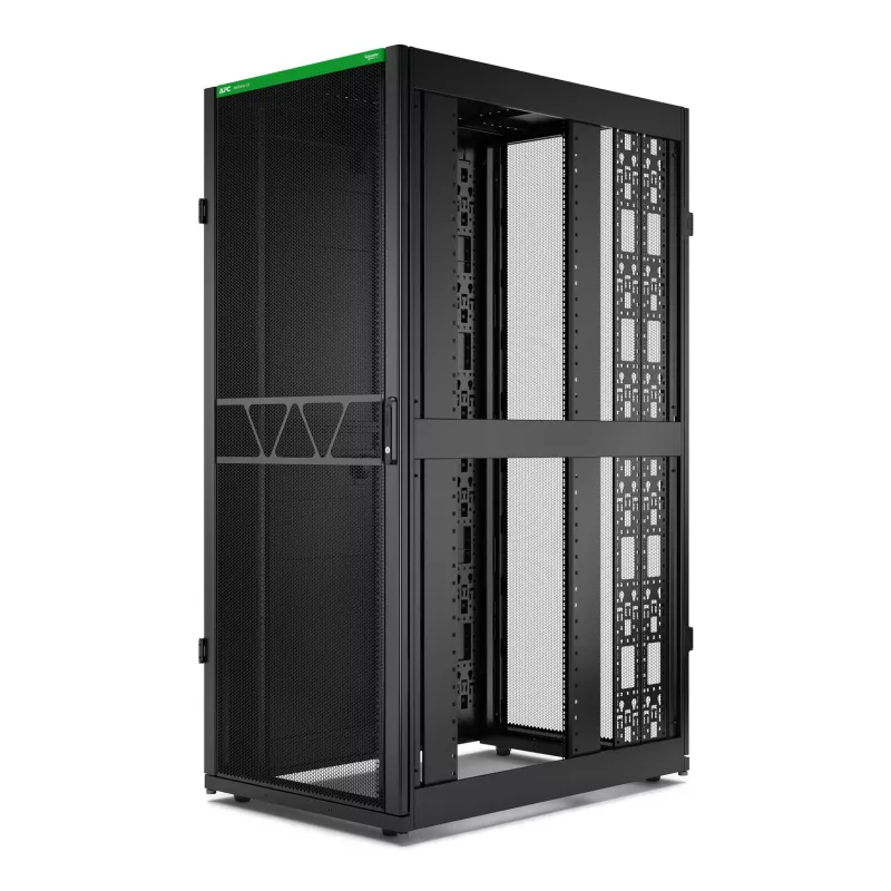 APC NetShelter SX Server Rack Gen 2, 42U, 1991H x 800W x 1200D mm, con pareti laterali, nero