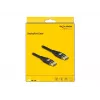 Cavo DisplayPort DeLOCK 8K 60 Hz 5 m nero metallo