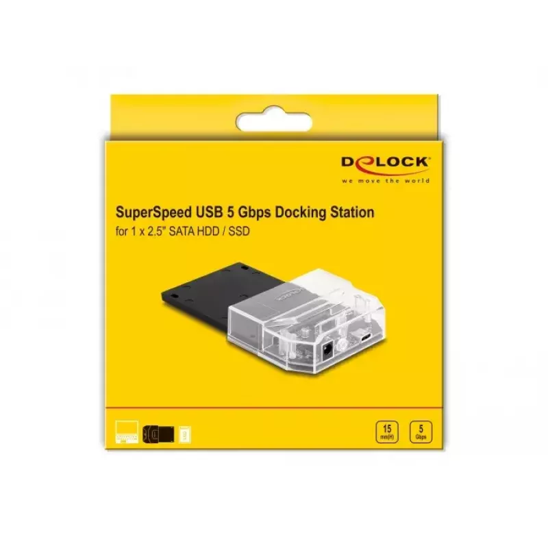 DeLOCK docking station SuperSpeed USB 2,5