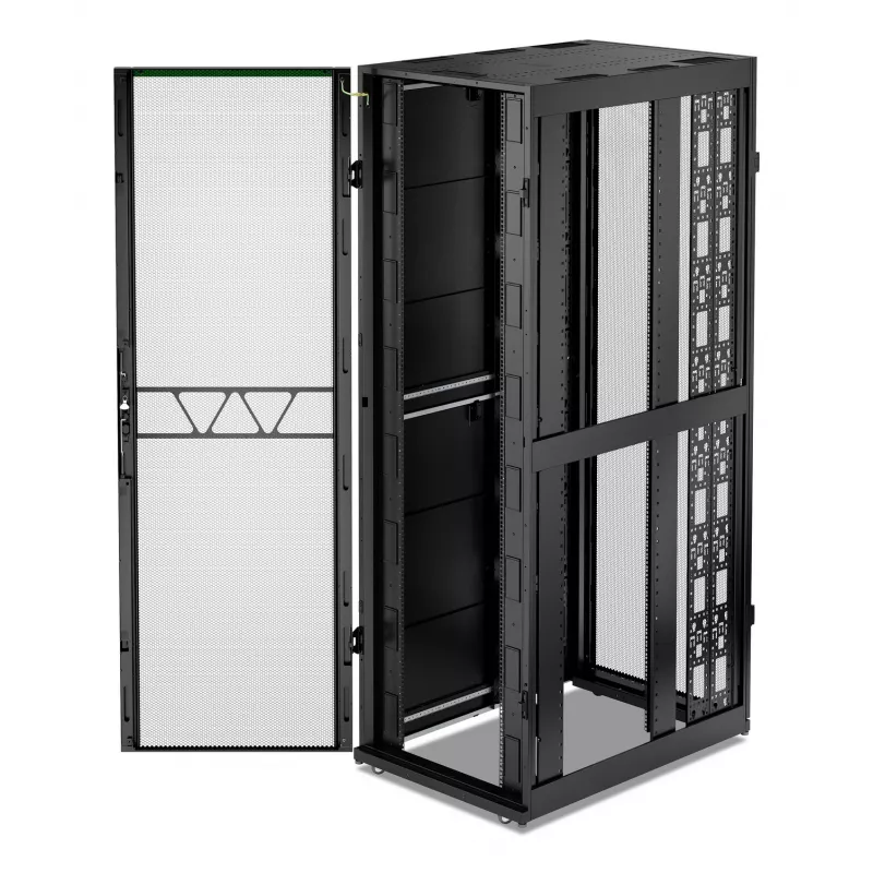 APC NetShelter SX, case server rack, Gen 2, 52U, 2436H x 800B x 1200T mm, con pareti laterali, nero
