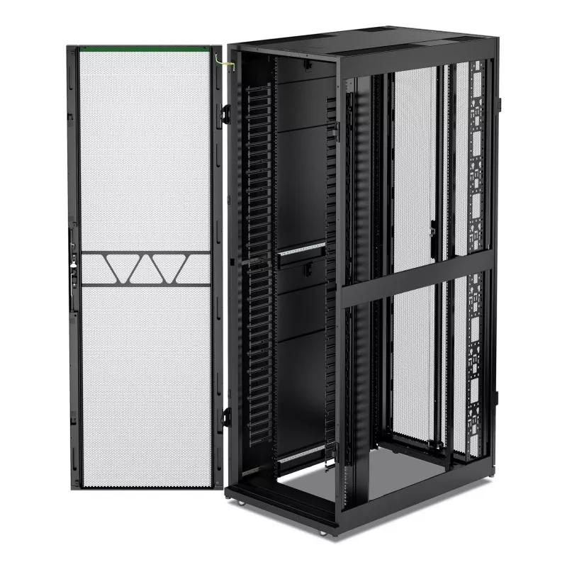 APC NetShelter SX, armadio rack networking, 48U, 2258H x 750W x 1200D mm, con pareti laterali, nero