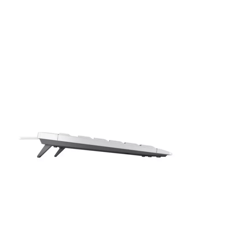 CHERRY STREAM KEYBOARD TKL, USB con cavo, layout US con simbolo dell'euro, grigio chiaro (JK-8600EU-0)