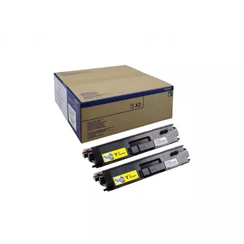Cartuccia toner Brother TN-900YTWIN giallo, originale, 2 pz., 12.000 pagine ciascuno