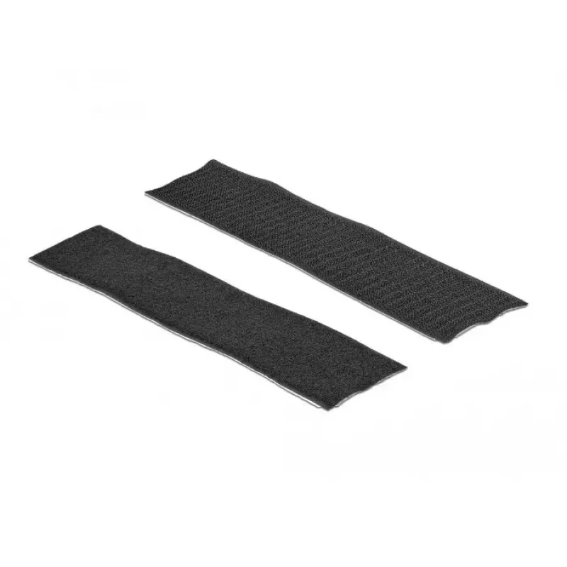 Fascia a velcro DeLOCK L 10 m x L 50 mm nera