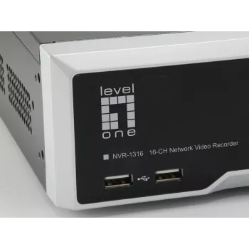 LevelOne GEMINI videoregistratore di rete a 16 canali, H.265, 16 canali, 3840 x 2160 pixel, 128 utenti, H.264, H.264+, H.265, MPEG4, Embedded LINUX, 256 Mbit/s