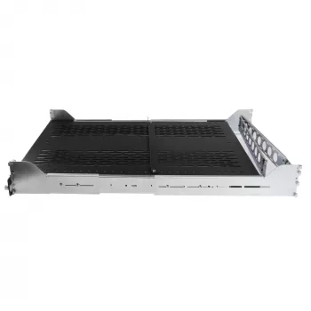 StarTech.com mensola server rack scorrevole ventilata 2U con braccio di gestione cavi - profondità di installazione regolabile da 27,7 a 31,6 pollici - 50 lb - mensola server 19